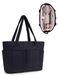 Grand sac fourre-tout 20L avec compartiment pour ordinateur portable 15,6 pouces, 8 poches, porte-bouteille isolant, coton hydrofuge