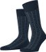 Burlington Tie gedessineerd katoen sokken heren blauw - maat 40-46