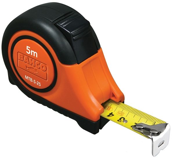 Bahco MTB-5-25-M Rolmaat - 5m x 25mm