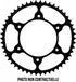 Esjot Couronne transmission Esjot pour moto Honda 650 Dominator 1991 à 1994 47 dt P520