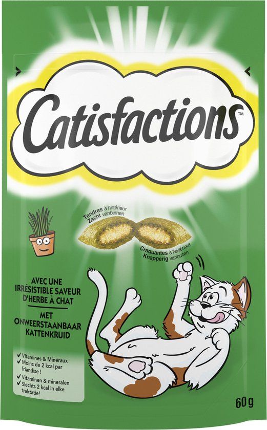 Catisfactions Catnip - Kattensnack - 60 g
