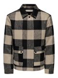 ONLY & SONS ONSCONNOR LIFE CHECK JACKET OTW Heren Jas M Silver Lining
