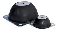 RS PRO Rubberen trillingsdemper M10, Ø 136 mm x 40 mm, 60 Shore A/tot 140 kg