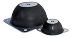 RS PRO Rubberen trillingsdemper M10, Ø 136 mm x 40 mm, 60 Shore A/tot 140 kg
