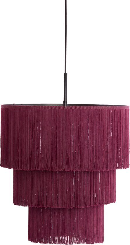 Light & Living hanglamp Malaika paars metaal Ø 45cm E27