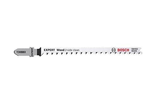 Bosch Accessories 2608900555 EXPERT „Wood 2-side clean” T 308 BO Decoupeerzaagblad, 5 stuks