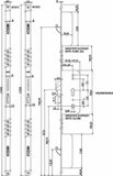 Nemef Meerpuntssluiting 4916/01 DM65mm PC72mm SKG3*** Links/Rechts 1950mm