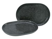 CreaTable, 21628, serie Orient Mandala, 2-delige serviesset, bordenset van porselein, vaatwasser- en magnetronbestendig, Made in Europe