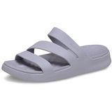 Crocs Vrouwen Getaway Strappy Platte Sandaal, Mauve Mist, 4 UK, Mauve Mist, 36/37 EU
