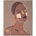 Peinture murale tribale -a- 80 x 2,8 x 100 cm