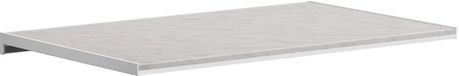 vidaXL - Raamdorpel - Marmeren textuur - 60 x 50 x 4,5 cm - PVC
