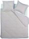 Riviera Maison Rivièra Maison Furry Stripes dekbedovertrek - Eenpersoons - 140 x 200/220 cm - Gebroken wit