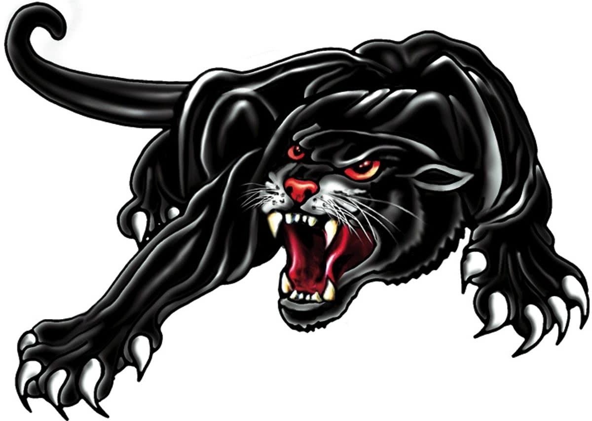 AutoStyle Sticker Panther -zwart - 33x23cm