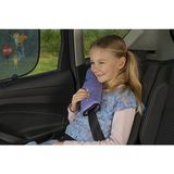 cartrend Gordelkussen Hero ​ beschermt tegen letsel, groot en comfortabel, kleurrijk design voor kinderen, 1 stuk, paars