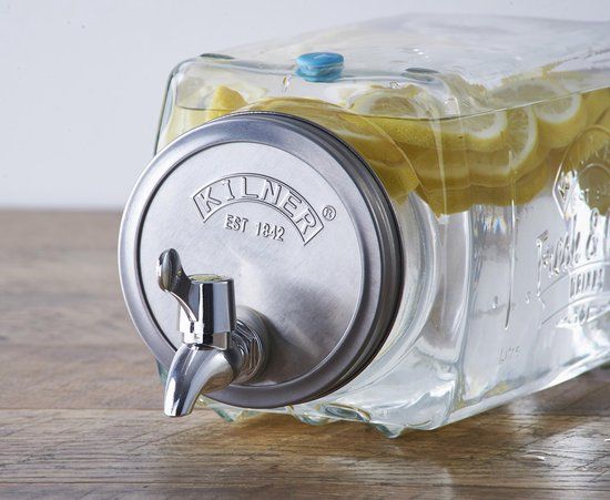 Kilner Drankdispenser - Voor Koelkast - 3L - Transparant