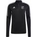 OL T-shirt d'entraînement avec fermeture éclair 1/4 pour enfants 2022/23