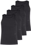 Sloggi Heren onderhemd 4 pack SLG Base Zwart XXL