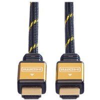 Secomp Roline Gold HDMI High Speed Cable with Ethernet - 5 m - Black