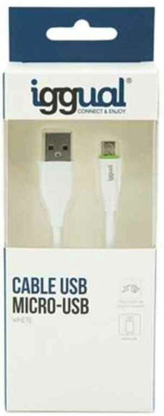 Iggual USB Cable to micro USB IGG316931 1 m White