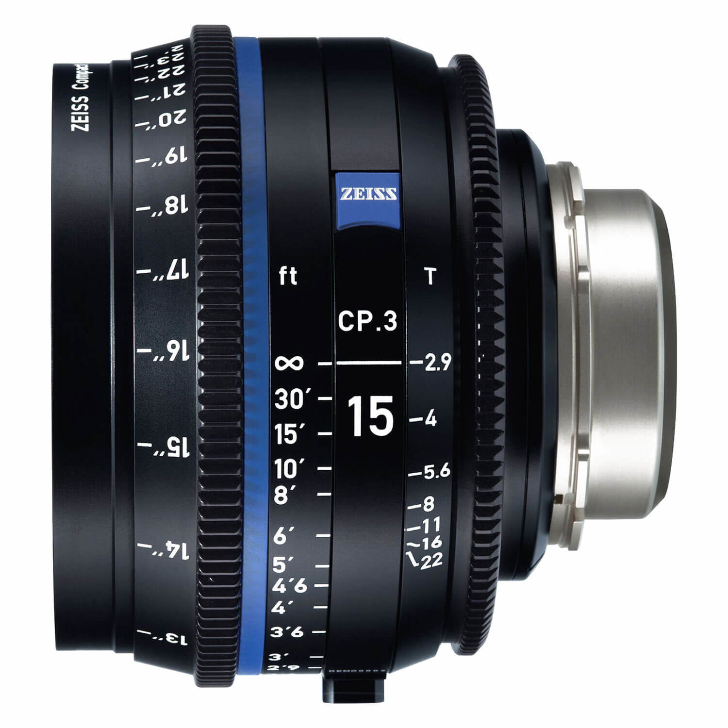 ZEISS Compact Prime CP.3 15mm T2.9 PL-vatting