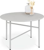 bomoe Finn Ronde Bijzettafel Metaal Licht Grijs Ø 53 cm