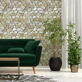 Ambiance Muursticker, zelfklevend, steenbekleding H40 x L 40 cm