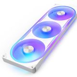 NZXT F420U Ultra - 420mm Enkelram Multi-Zone RGB-fan - Wit
