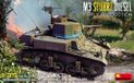MiniArt Modelbouwpakket Militaire voertuigen - 35417 M3 Stuart Diesel Vroege Productie - Tank Plastic - 1:35 - Modelbouw