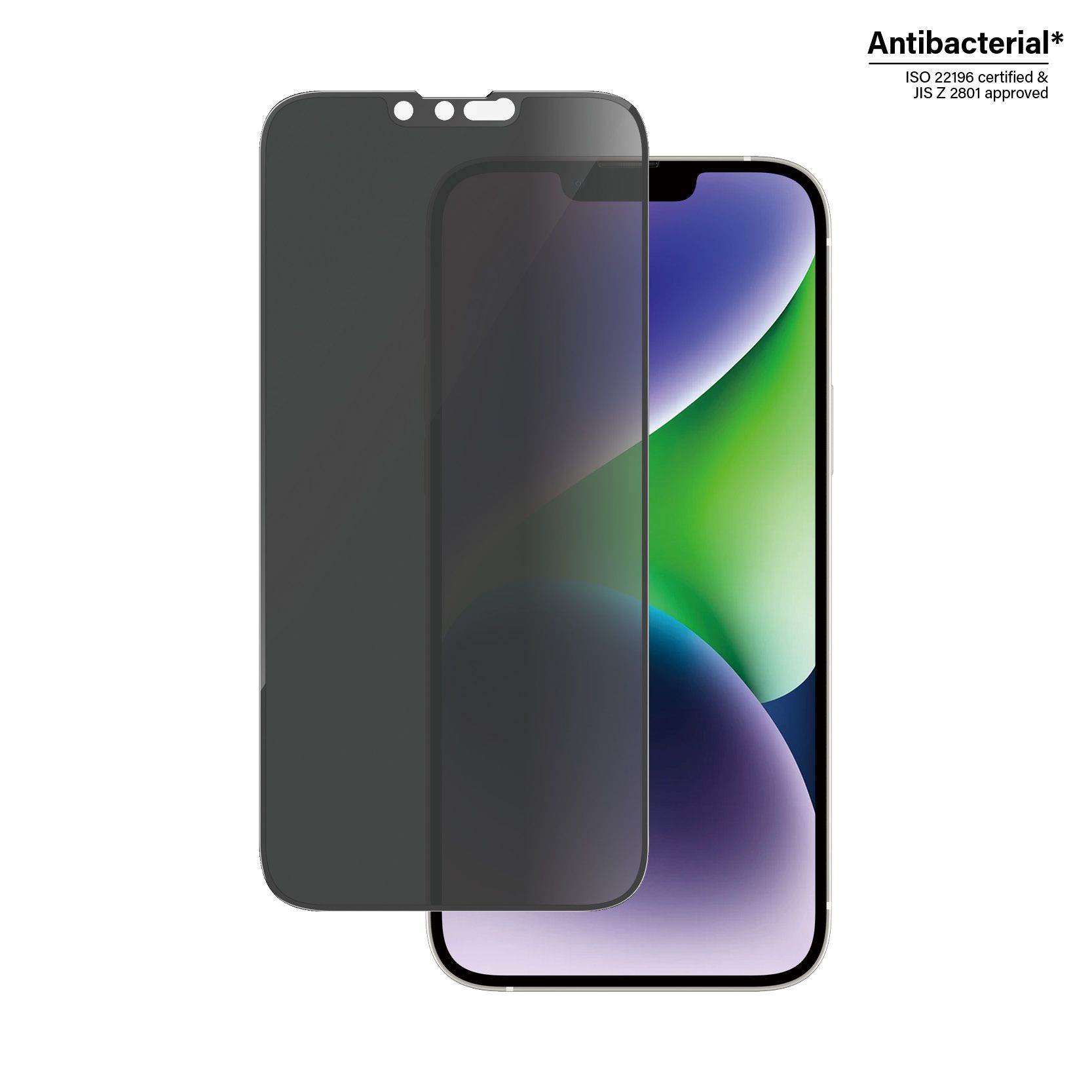 PanzerGlass Ultra-Wide Fit Privacy Apple iPhone 14 Plus / 13 Pro Max Screenprotector - Transparant