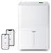 Merkloos Luchtontvochtiger - 30 liter per dag - 5,3 liter watertank - WiFi - Slaapstand