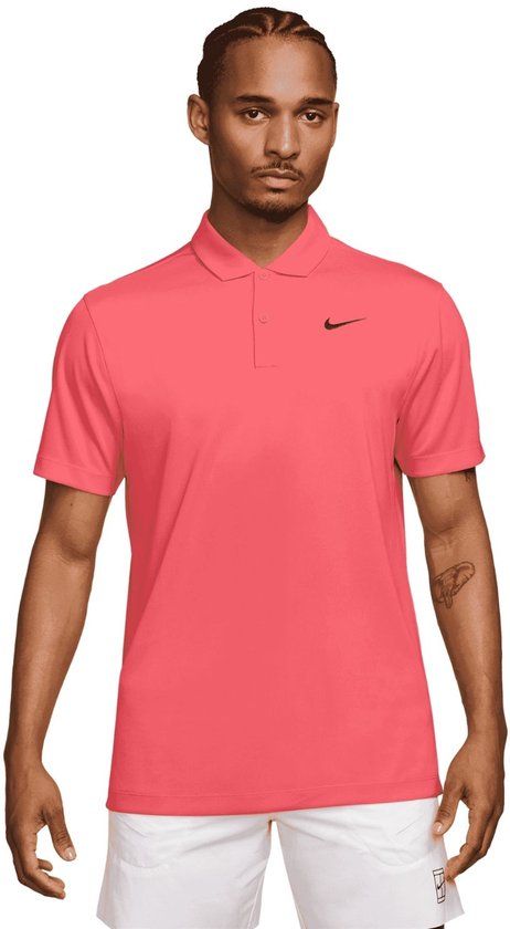 Nike Court Dri-Fit Polo heren Oranje M