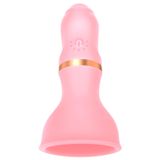 Sunfo - vibromasseur seins rechargeable - silicone rose