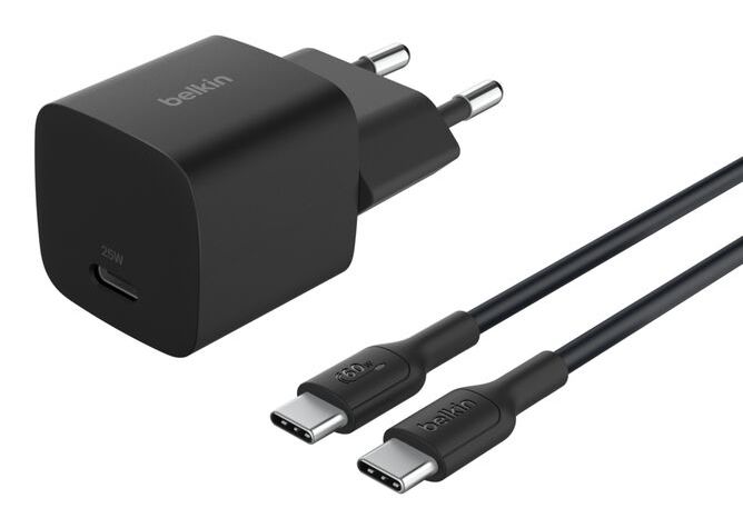 Belkin BoostCharge 25W USB-C PD Charger - Black