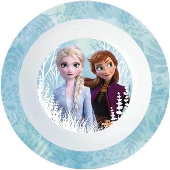 4KidsOnly Disney Schaaltje Frozen II Junior 16 x 4 cm Lichtblauw/wit