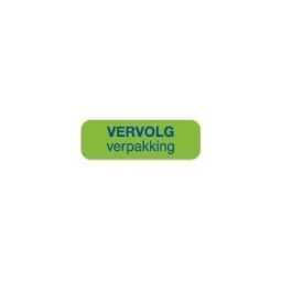 Blockland Strooketiket vervolg verpakking 30 x 10 mm 1000 ST