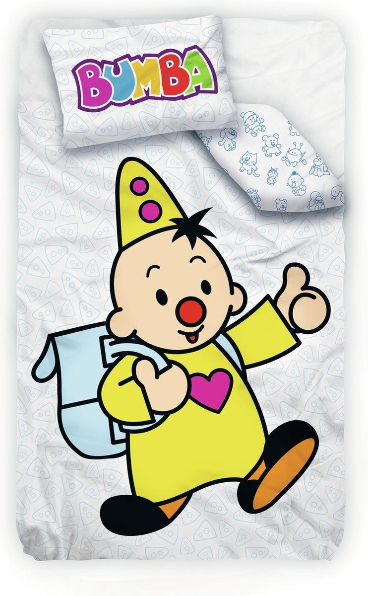 Bumba eenpersoons dekbedovertrek - katoen - 100 x 140 cm