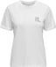 T-shirt Onlwest Life Ss Tee Cs Jrs 15320350 Bright White/emb Boot Dames Maat - XL