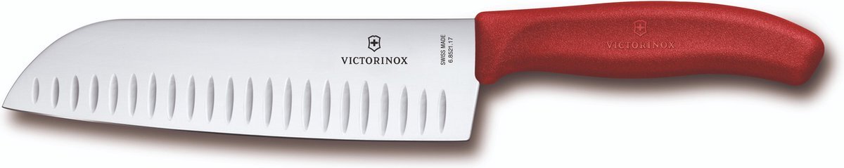 Victorinox Swiss Classic Santokumes - 17cm - RVS - Rood