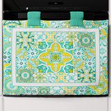 PETTI Artigiani Italiani - Ovenafdekking, ovenafdekking voor keuken, ovenafdekking, moderne digitale print, Vietri Aqua, 100% Made in Italy