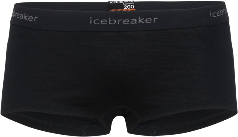 Icebreaker Icebreaker 200 Oasis Boy Korte Broek Dames, zwart M 2023 Base Layer korte onderbroeken