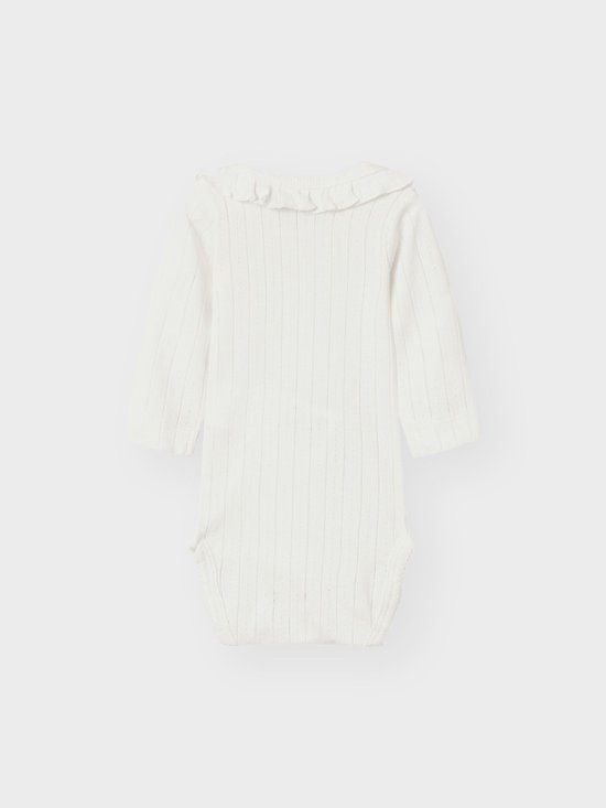 NAME IT Baby Body NBFRACHEL NIS LS SLIM BODY LIL NOOS Wit Katoen/Modal
