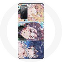 Maniacase Samsung Galaxy S20 FE Hoesje Tanjiro Inosuke en Zenitsu Demon Slayer Kimetsu no Yaiba Manga