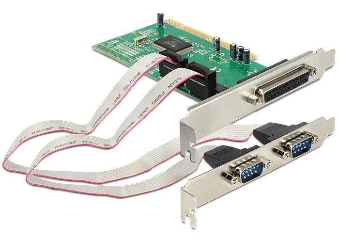 DeLOCK 1x Parallel & 2x Serial - PCI card - 89004