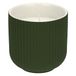 rituali domestici - Kaars groen L van keramiek, 11 x 11 x 11 cm, collectie Sofficeluce