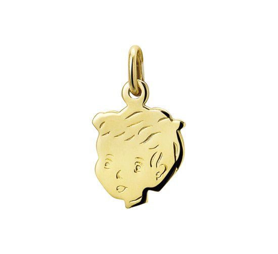 The Jewelry Collection Hanger Jongen - Geelgoud