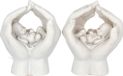 Nemesis Now Geborgen Baby - Slapende Baby - Set van 2 - Hars - 7cm