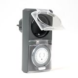 Menz IP44 Buitentimer - Mechanische Timer met Hoog Vermogen