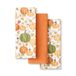 Martha Stewart Herfst oogst pompoenen keukenhanddoek 3-pack set, 100% katoen met absorberende badstof, decoratieve keukendoeken, oranje/groen/ivoor, 40,6 x 71 cm
