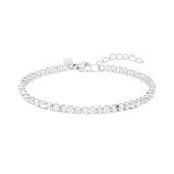 S.Oliver Dames Sieraden – Tennisarmband Met Fonkelende Stenen In Verschillende Kleuren Van Hoogwaardig Roestvrij Staal – Elegant & Geschikt Voor Dagelijks Gebruik – Perfect Cadeau-Idee