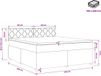 vidaXL Boxspringbed met matras Crèmekleurig 160 x 200 cm Stof